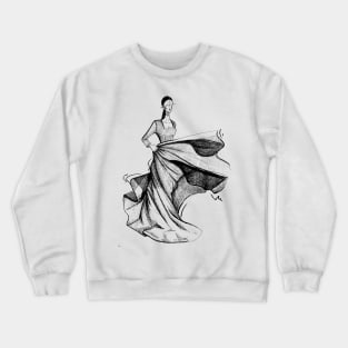 Dress Fashion illustration Crewneck Sweatshirt